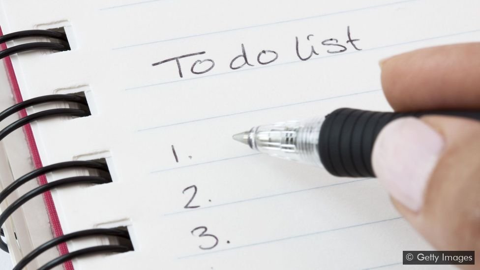 to do list